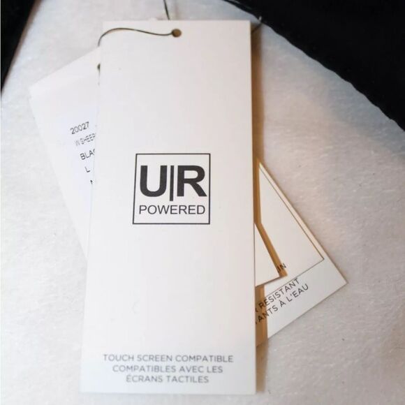 UGG Women’s Spill seam tech enabled suede shearing gloves black NWT $155 - Picture 5 of 6